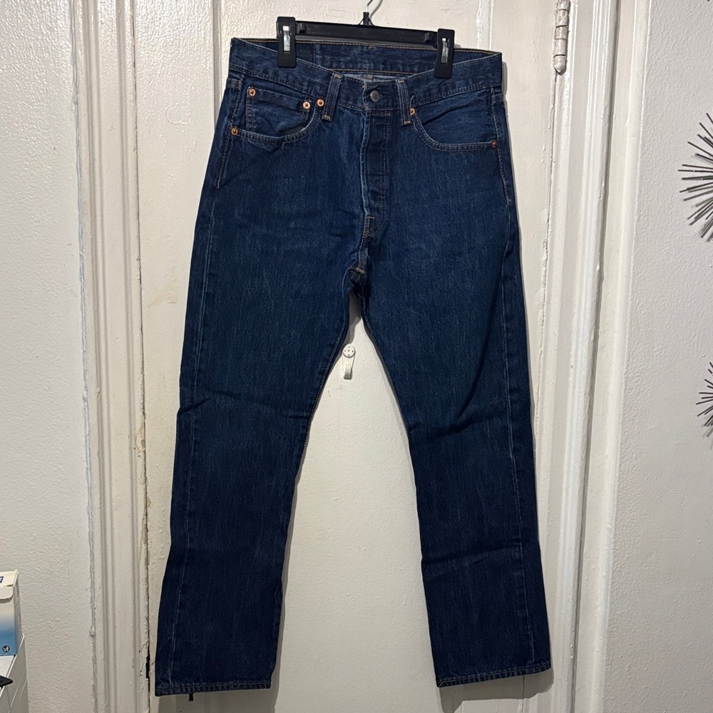 Levi's Men's Dark Blue Straight Jeans